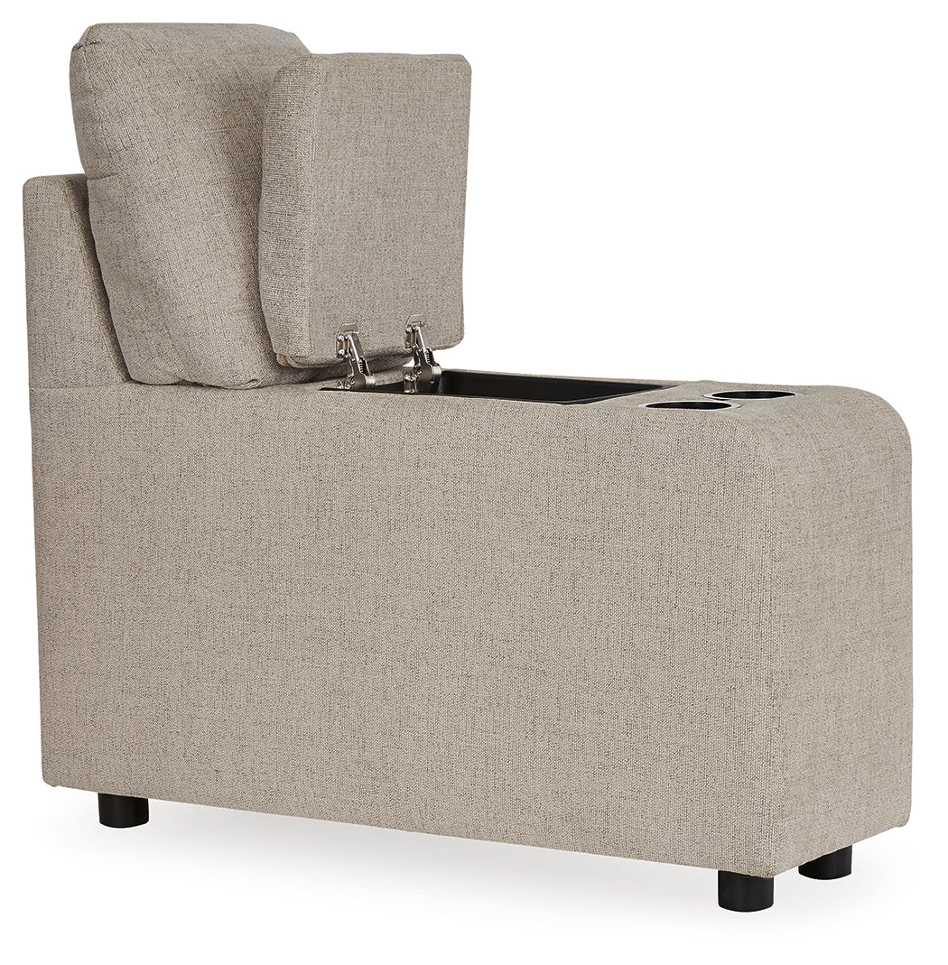 Kellway Bisque Console with Storage from Ashley - Luna Furniture