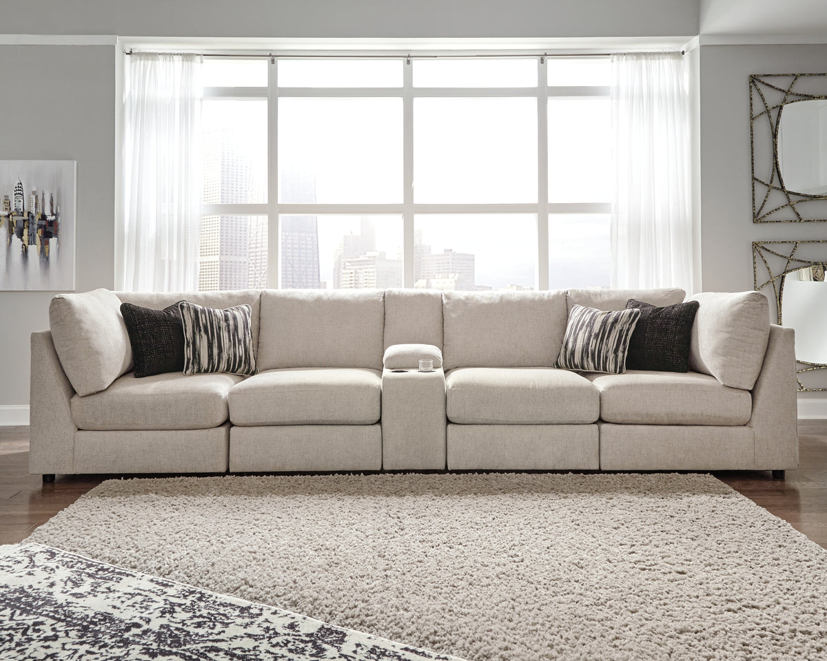 Kellway Bisque 5-Piece Sectional from Ashley - Luna Furniture