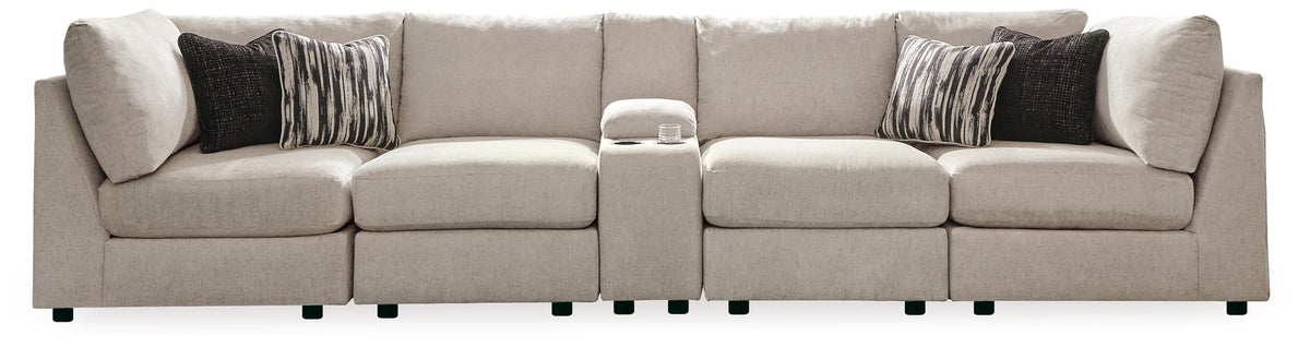 Kellway Bisque 5-Piece Sectional from Ashley - Luna Furniture