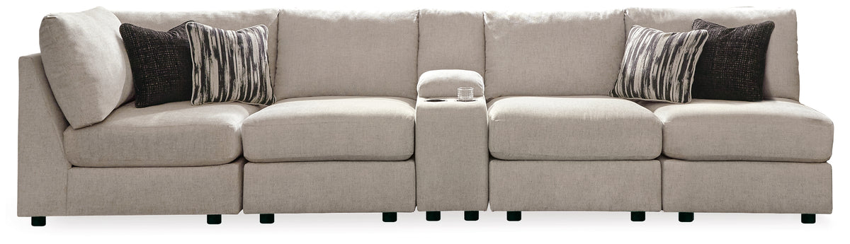 Kellway Bisque 5-Piece Sectional from Ashley - Luna Furniture