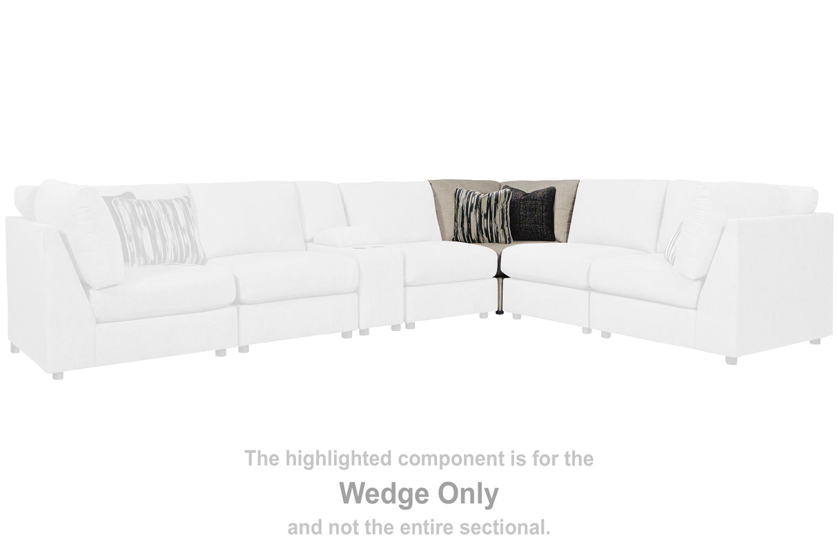 Kellway Bisque Wedge from Ashley - Luna Furniture
