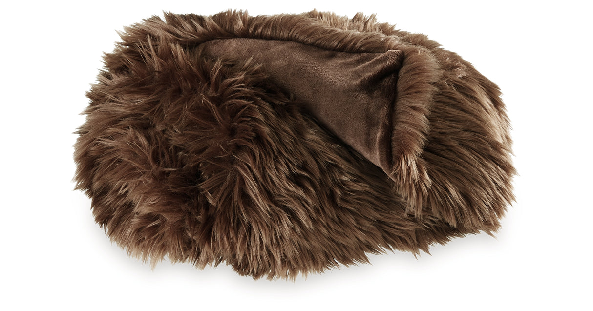Bellethrone Brown Throw from Ashley Furniture - Luna Furniture