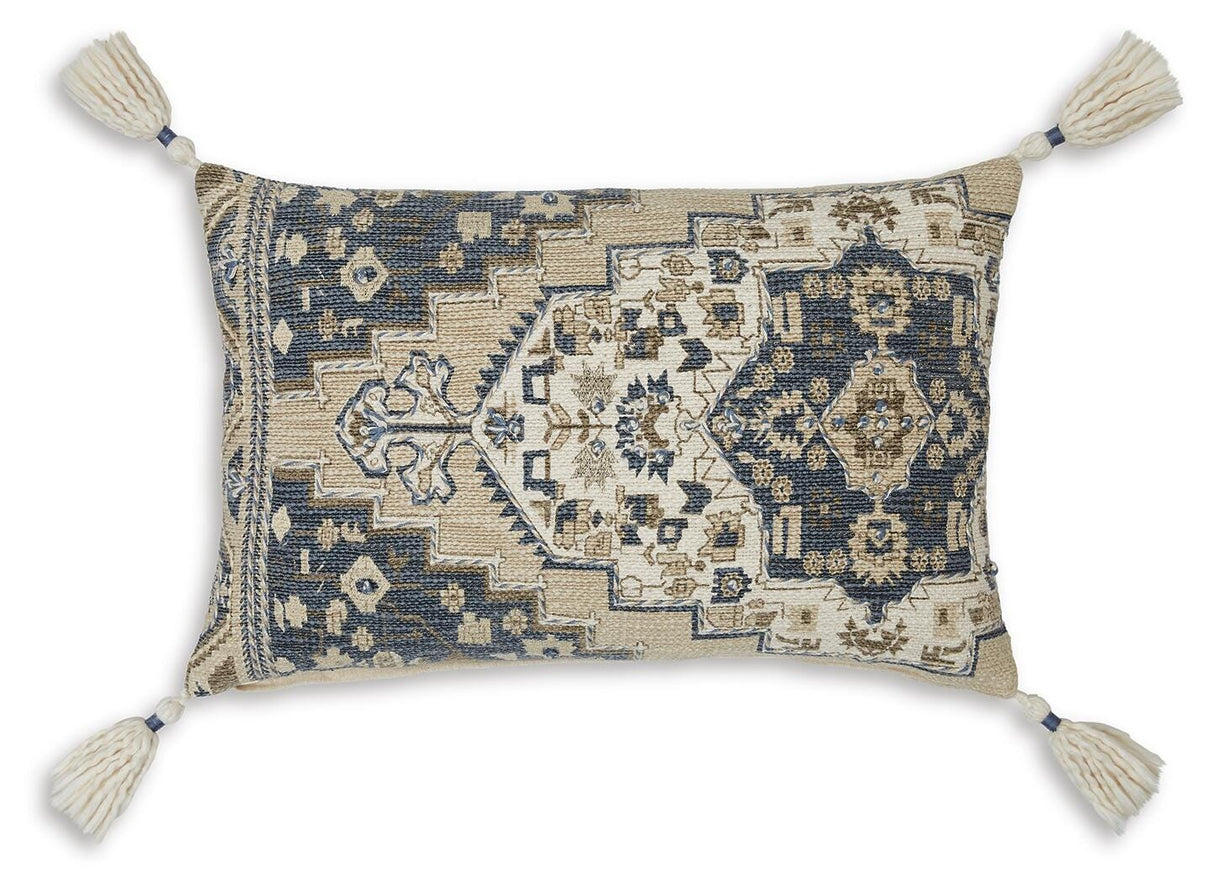 Winbury Blue/Tan/White Pillow from Ashley - Luna Furniture