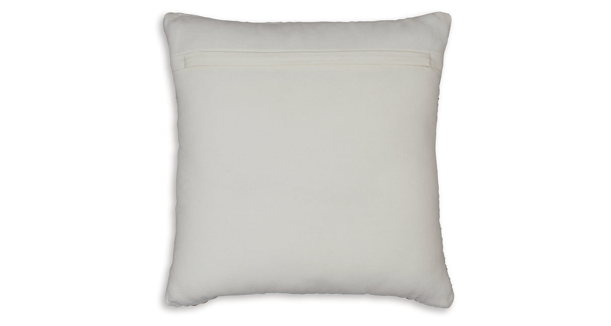 Nashlin White/Rust Pillow (Set of 4) from Ashley Furniture - Luna Furniture