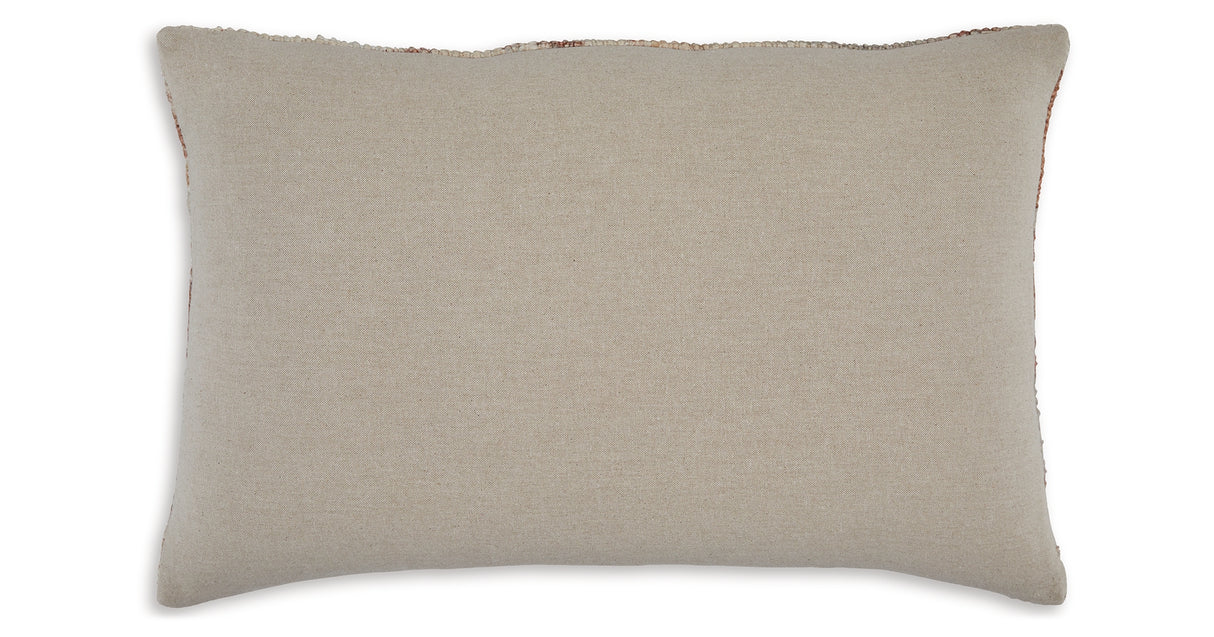 Aprover Rust/Gray/White Pillow (Set of 4) from Ashley Furniture - Luna Furniture