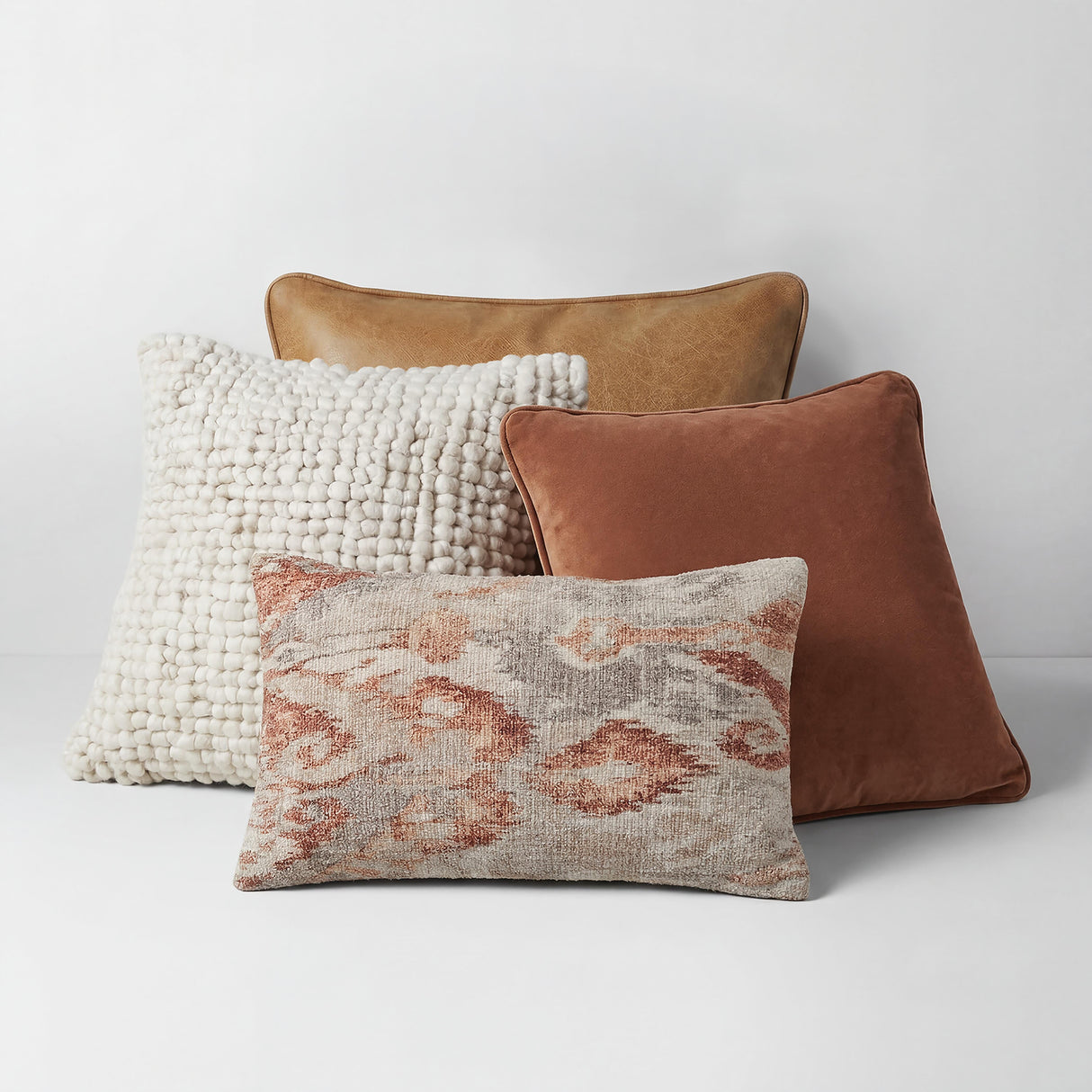 Aprover Rust/Gray/White Pillow from Ashley - Luna Furniture