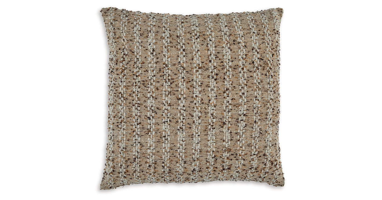 Vorlane Tan/Brown/White Pillow (Set of 4) from Ashley Furniture - Luna Furniture