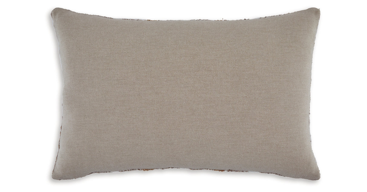 Benish Tan/Brown/White Pillow (Set of 4) from Ashley Furniture - Luna Furniture