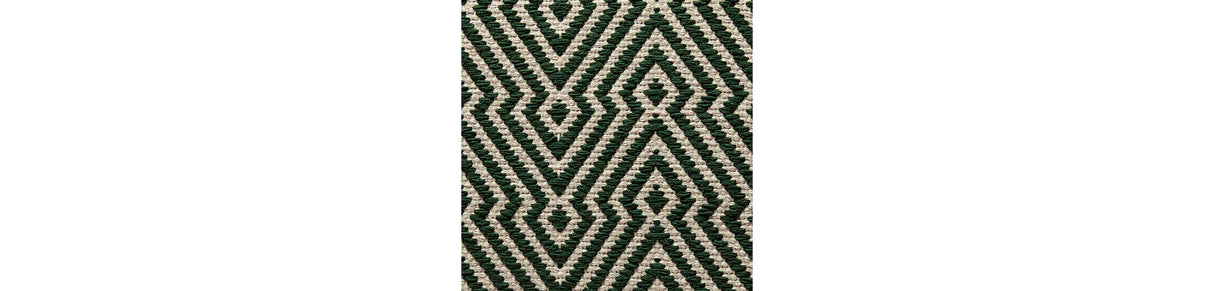 Abacy Green/Ivory Pouf from Ashley - Luna Furniture