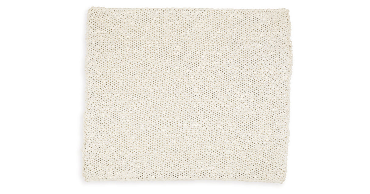 Chaddon Ivory Throw from Ashley Furniture - Luna Furniture