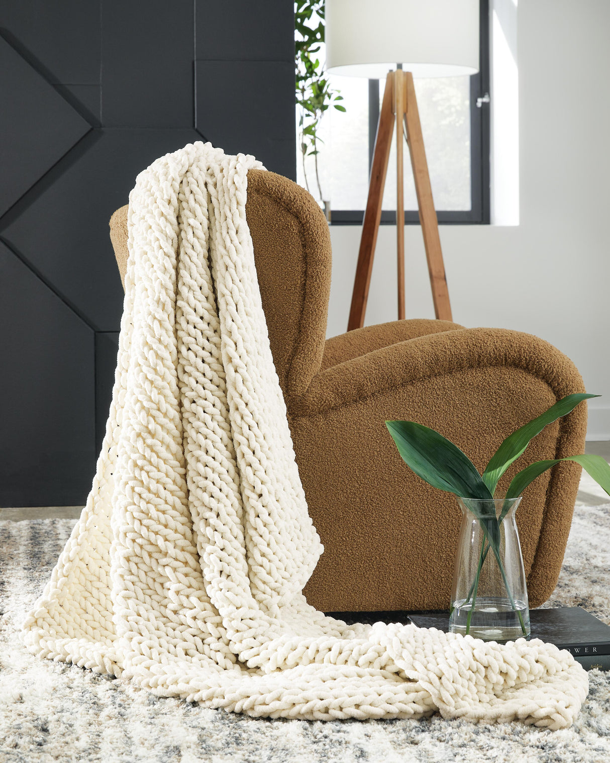 Chaddon Ivory Throw from Ashley - Luna Furniture