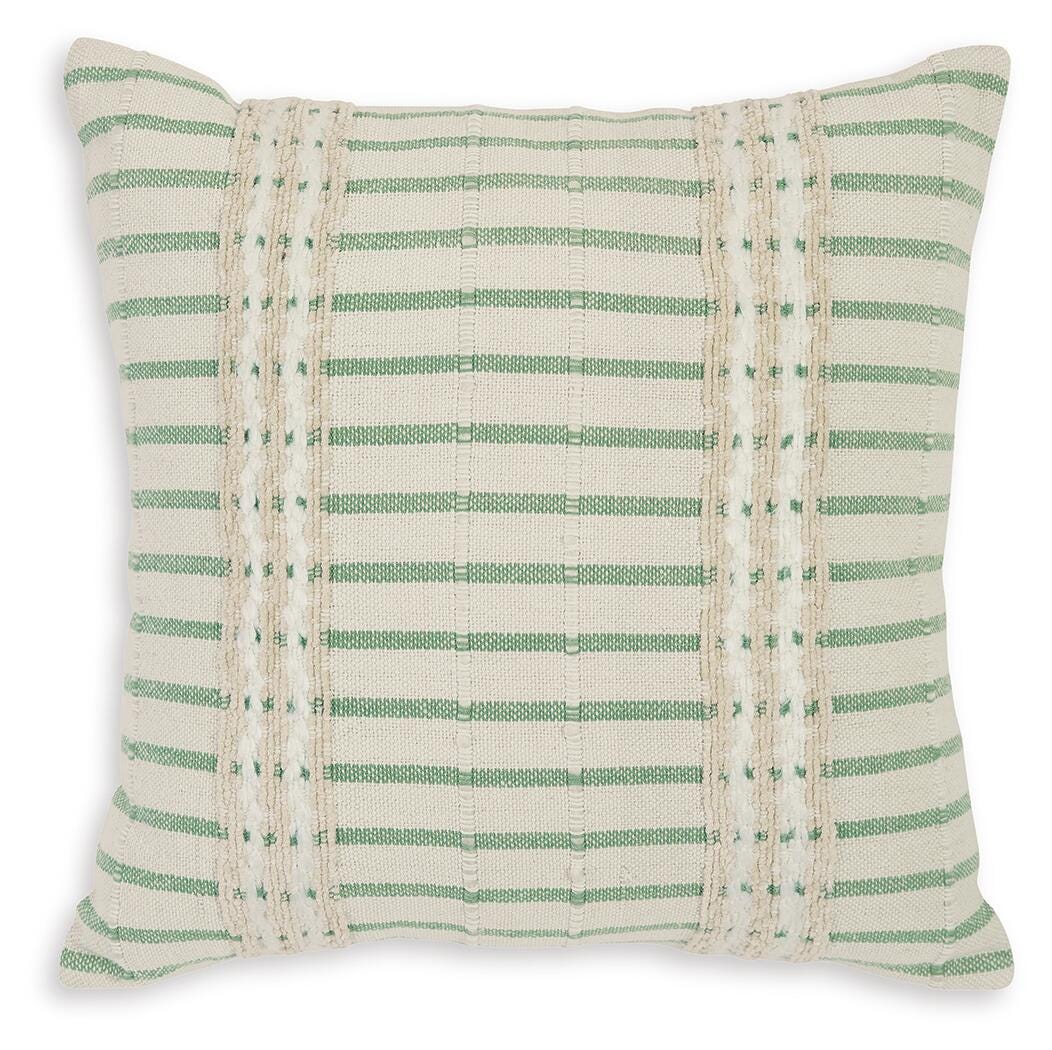 Rowton White/Green Pillow from Ashley - Luna Furniture