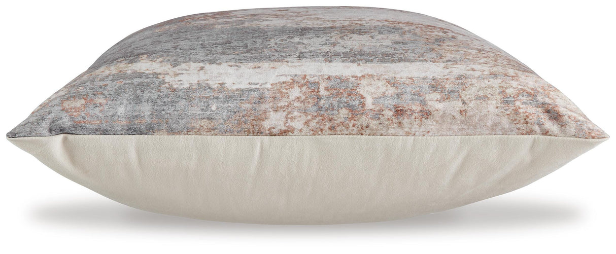 Edinfielders Cream/Gray/Rust Pillow from Ashley - Luna Furniture