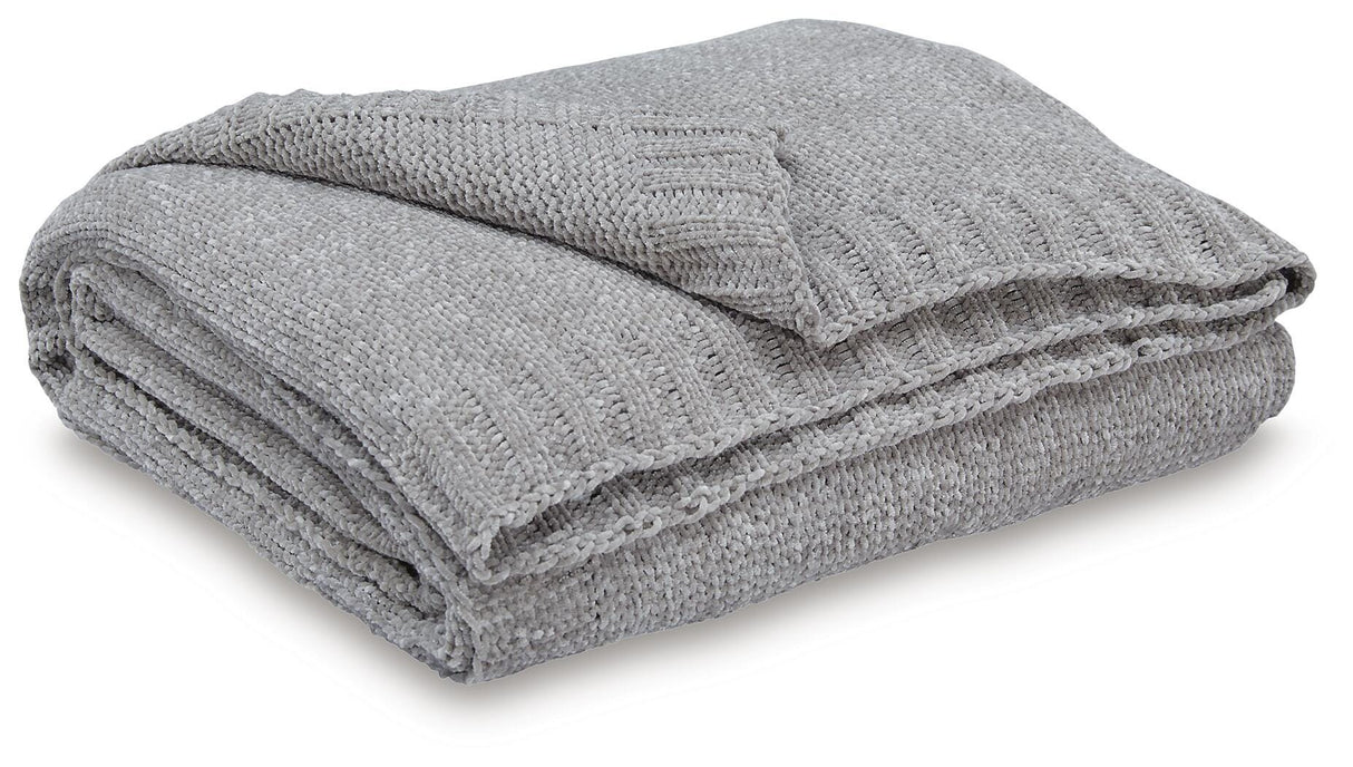 Anawood Gray Throw from Ashley - Luna Furniture
