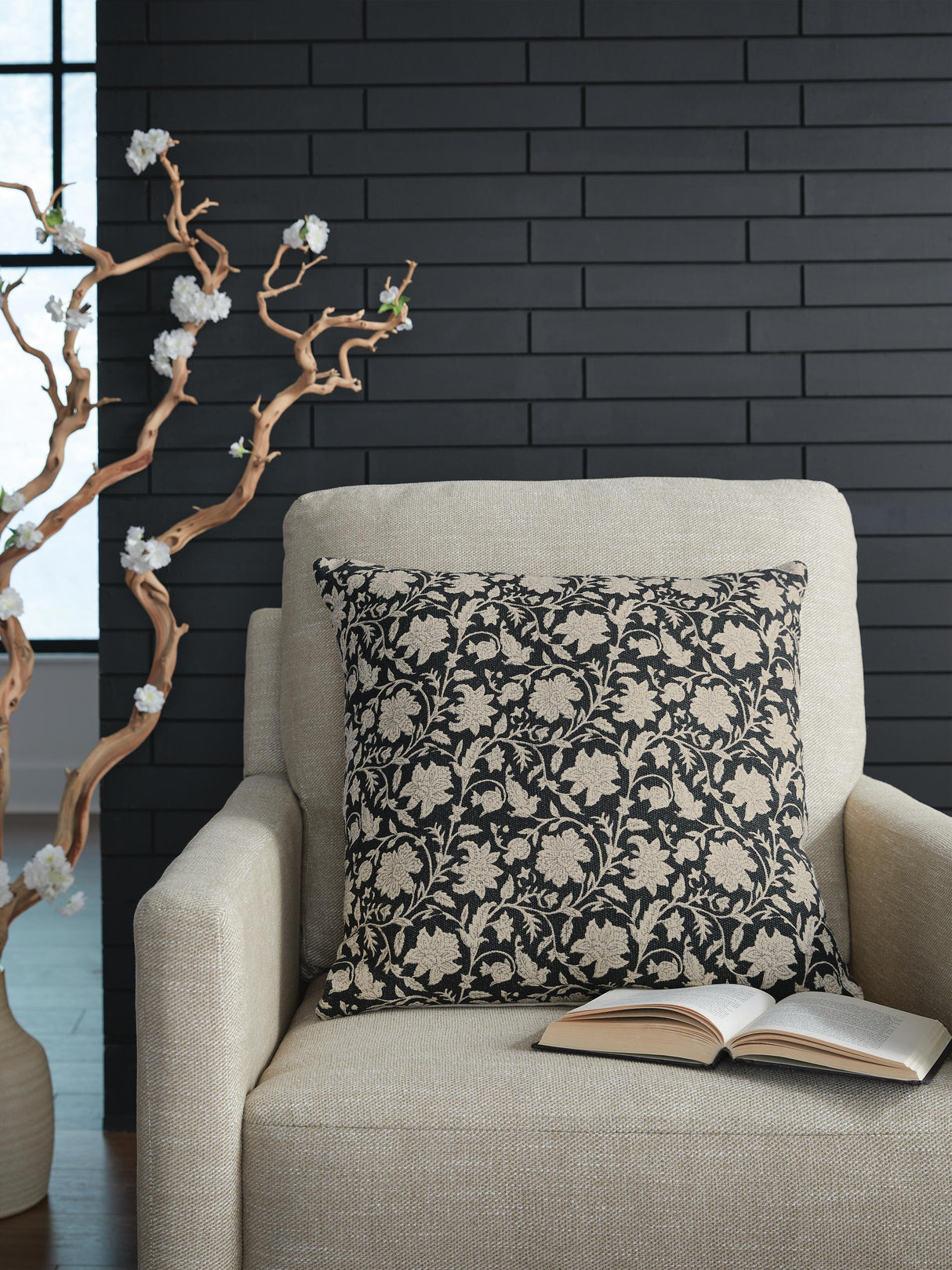 Alanderson Black/Ivory Pillow from Ashley - Luna Furniture