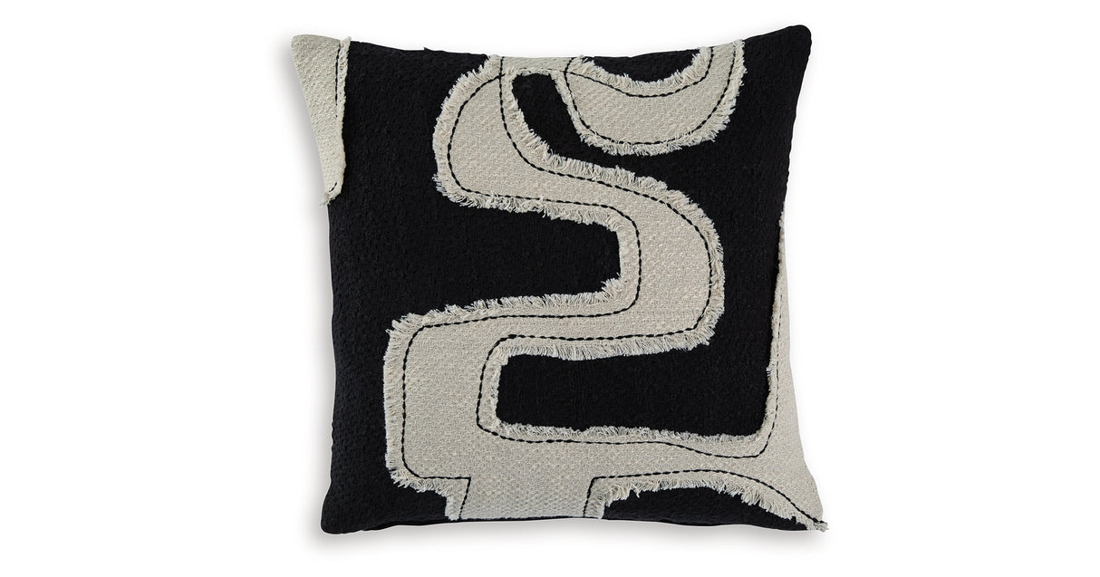 Veerbank Black/Beige Pillow (Set of 4) from Ashley - Luna Furniture