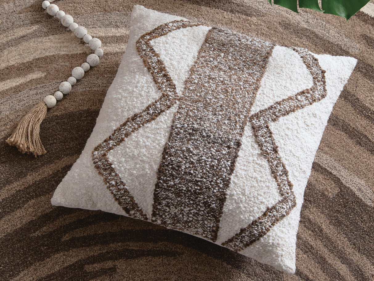 Brettwood Ivory/Brown Pillow from Ashley - Luna Furniture