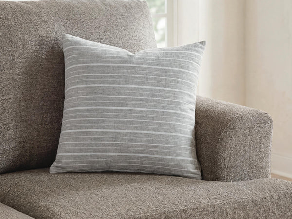 Vernthrone Taupe/White Pillow