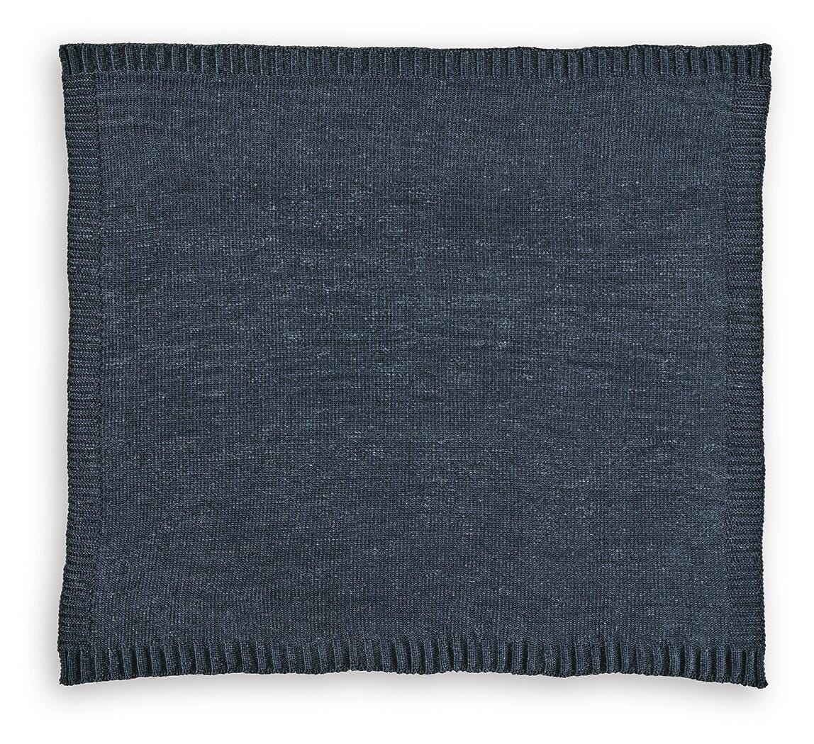 Anawood Blue Throw (Set of 3) from Ashley - Luna Furniture