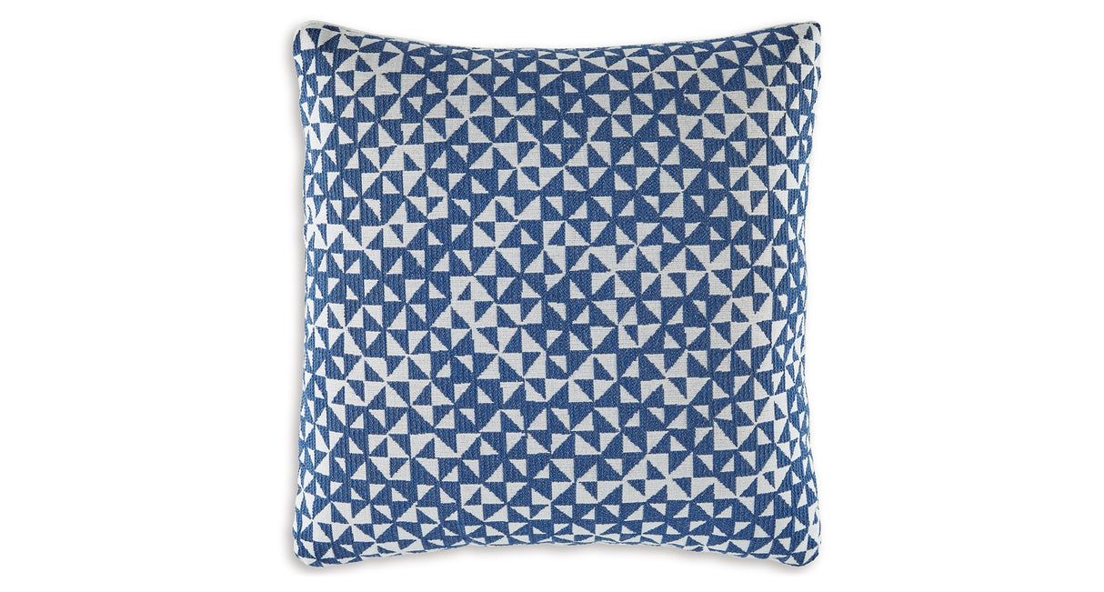 Jaycott Next-Gen Nuvella Blue/White Pillow (Set of 4) from Ashley Furniture - Luna Furniture