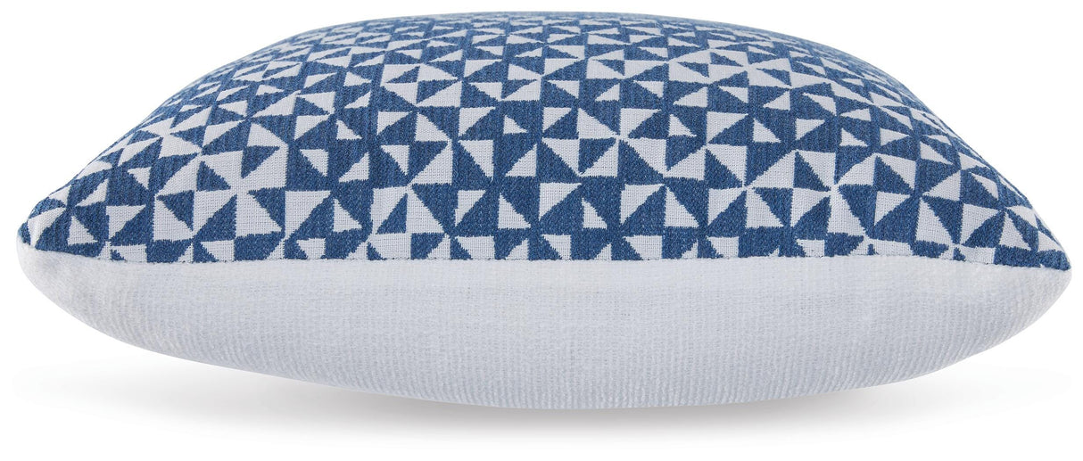 Jaycott Next-Gen Nuvella Blue/White Pillow from Ashley - Luna Furniture
