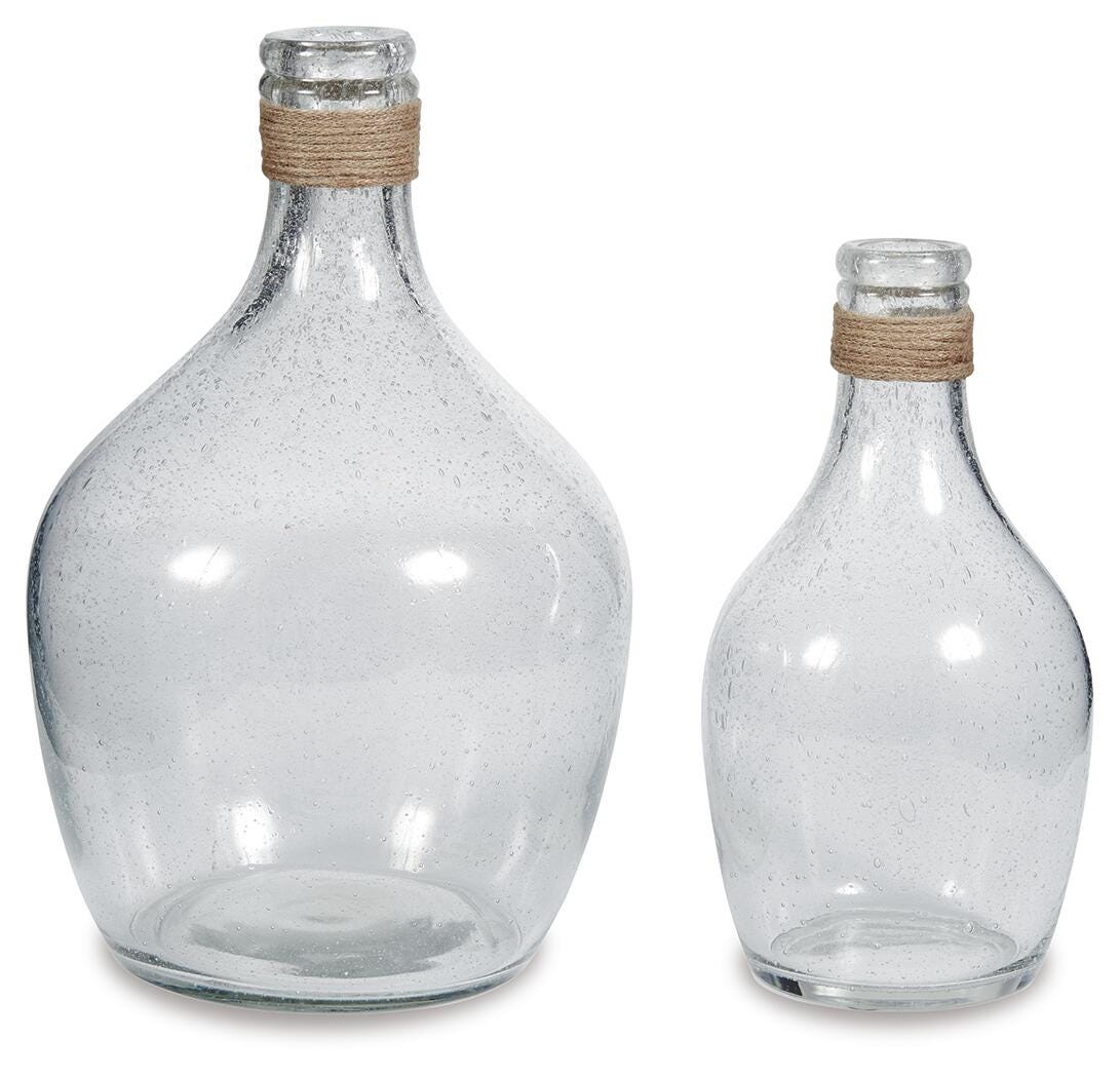Marcin Clear Vase from Ashley - Luna Furniture