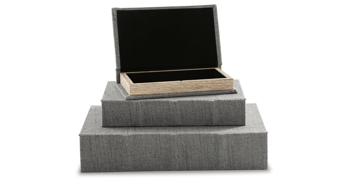 Jolina Gray Box from Ashley - Luna Furniture
