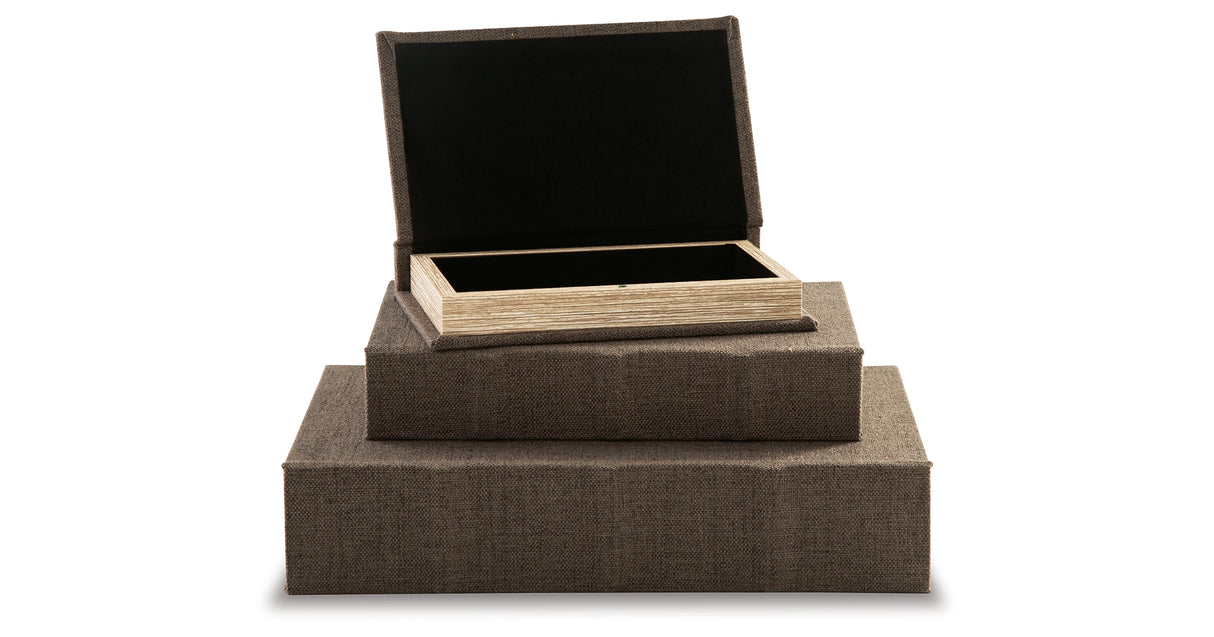 Jolina Brown Box from Ashley - Luna Furniture