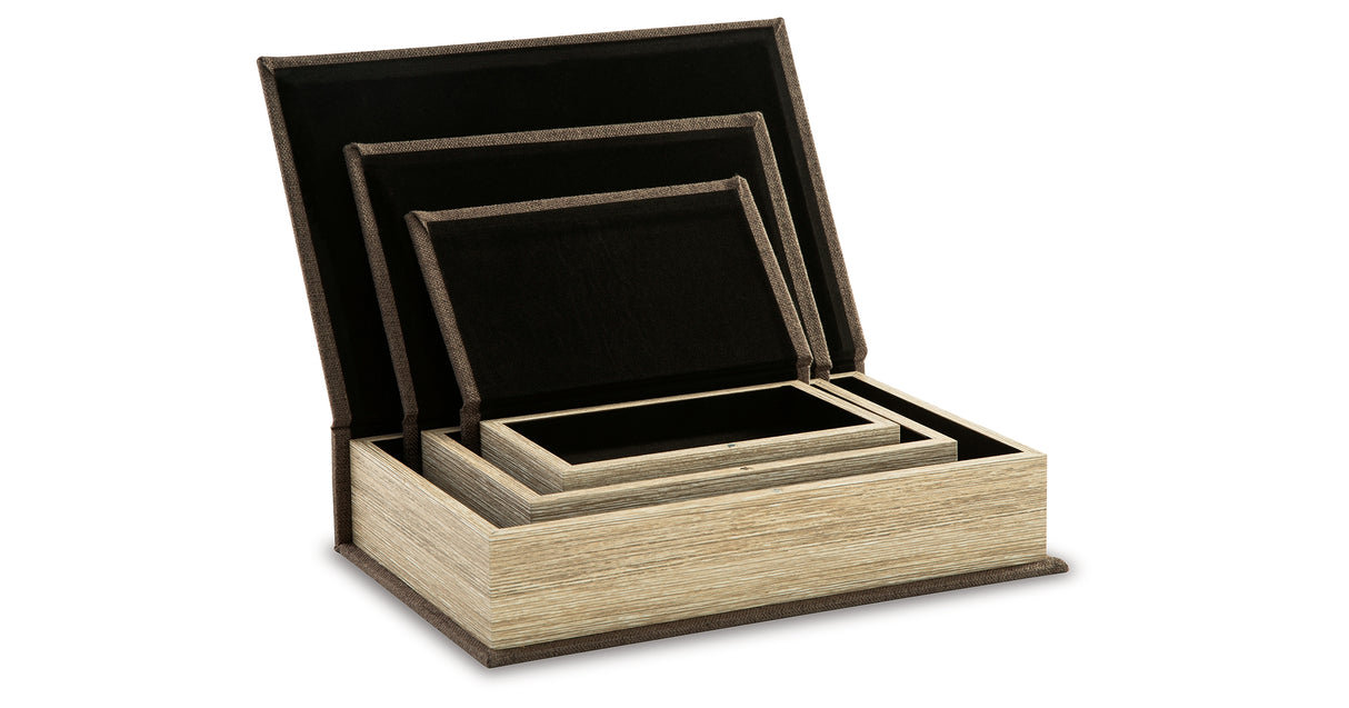 Jolina Brown Box from Ashley - Luna Furniture