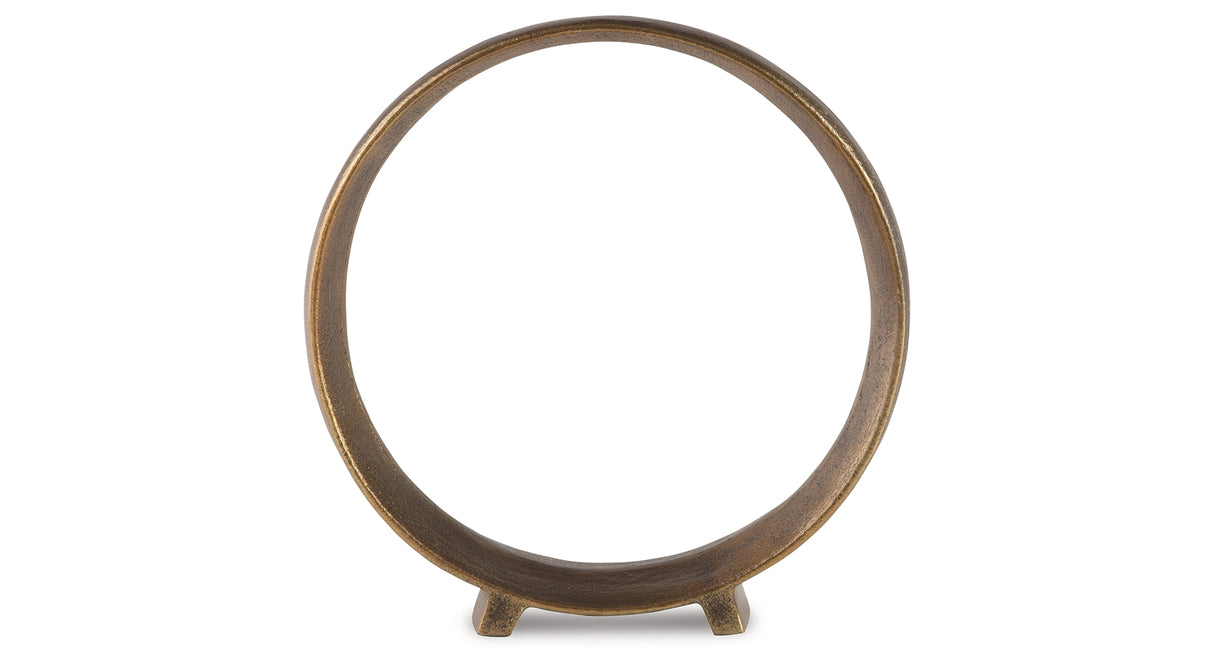 Ryandale Antique Brass Finish Sculpture from Ashley - Luna Furniture