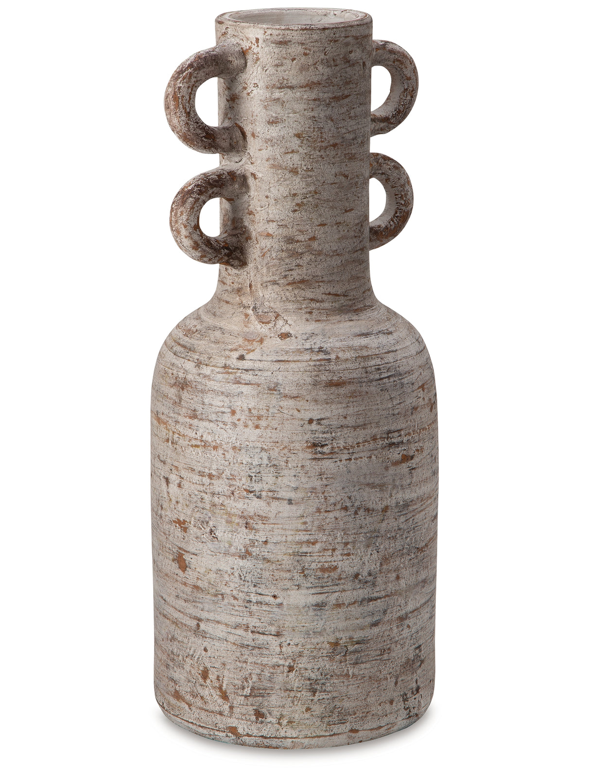 Wellbridge Distressed White Vase from Ashley - Luna Furniture