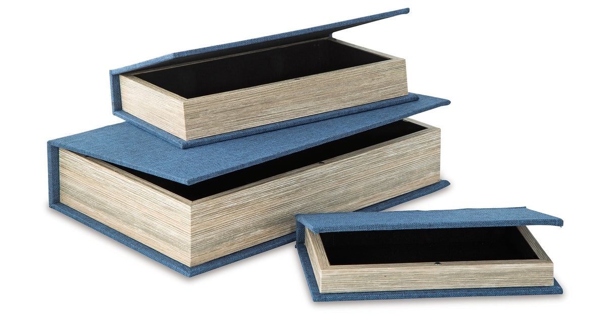 Jolina Blue Box Set from Ashley - Luna Furniture