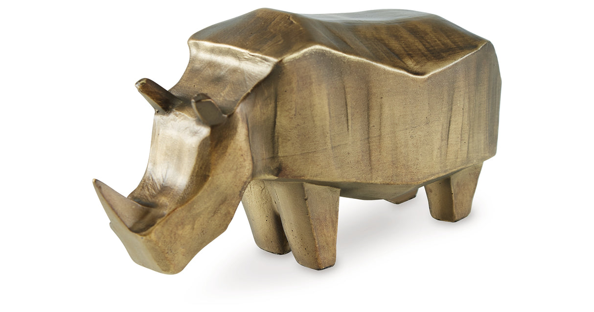 Gentwell Antique Gold Finish Sculpture from Ashley - Luna Furniture