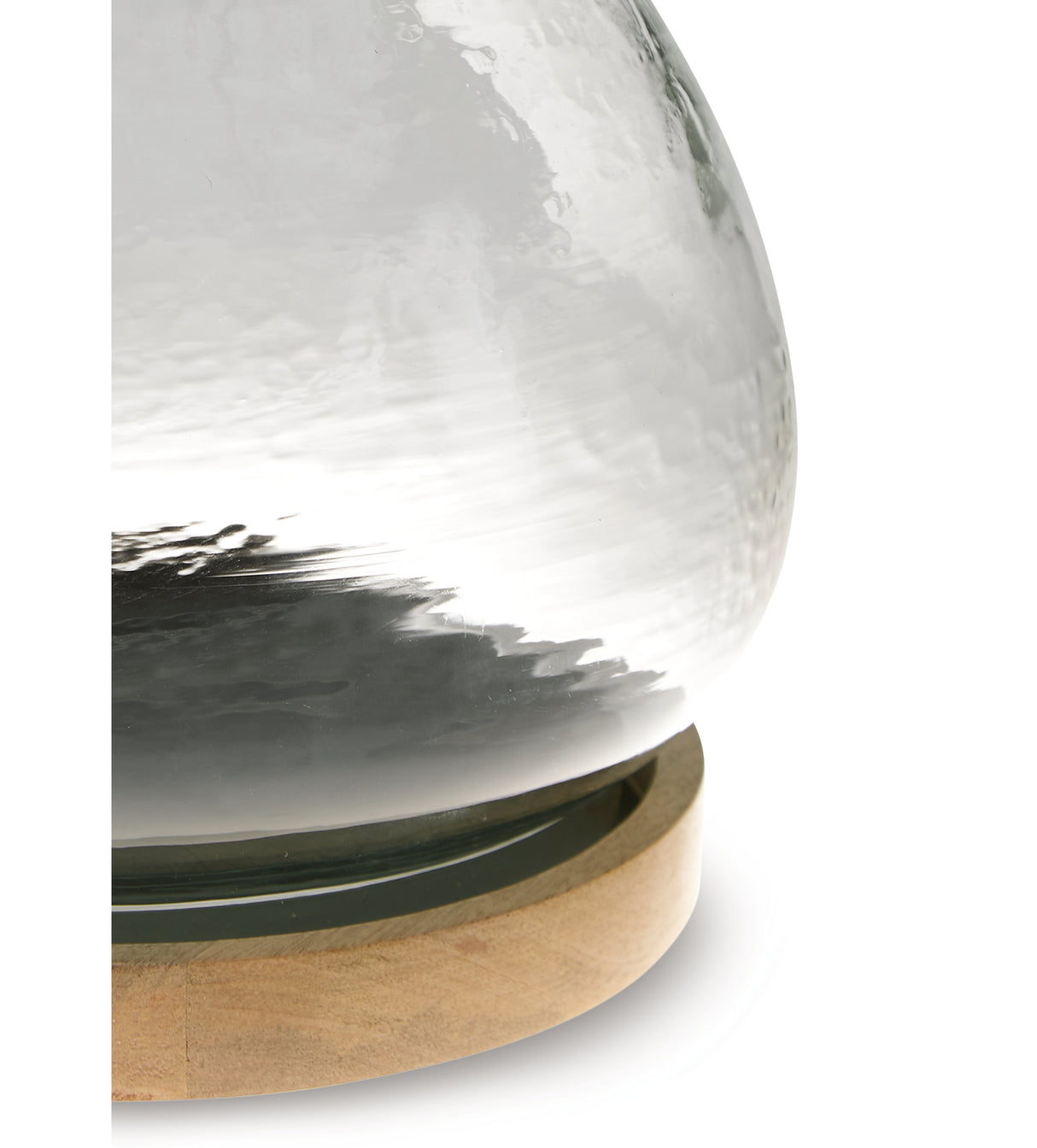 Adalisen Clear/Brown Candle Holder from Ashley Furniture - Luna Furniture