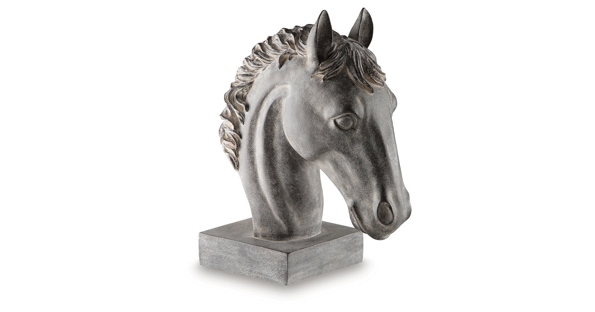 Carnlow Antique Black Sculpture from Ashley Furniture - Luna Furniture