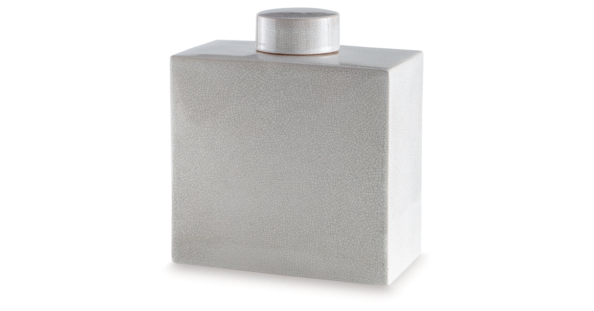 Haddworth Antique White Jar from Ashley Furniture - Luna Furniture