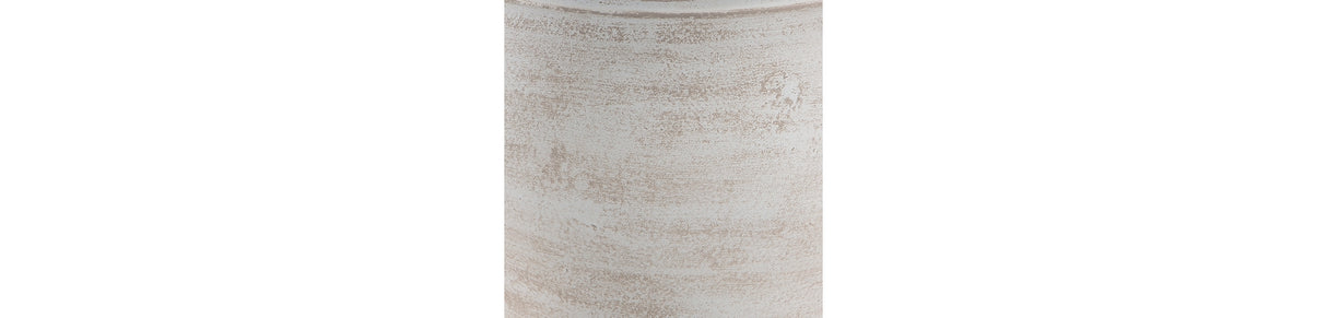 Meadie Distressed White Vase from Ashley Furniture - Luna Furniture