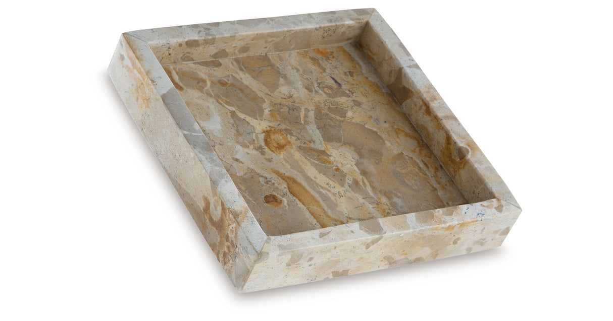 Edurton Light Beige Tray (Set of 2) from Ashley Furniture - Luna Furniture