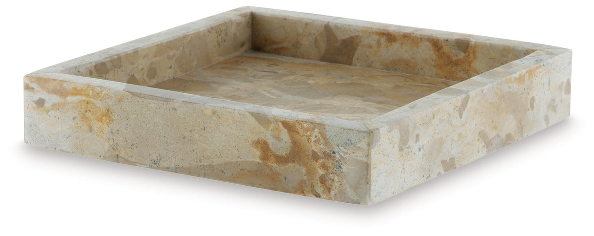 Edurton Light Beige Tray from Ashley - Luna Furniture