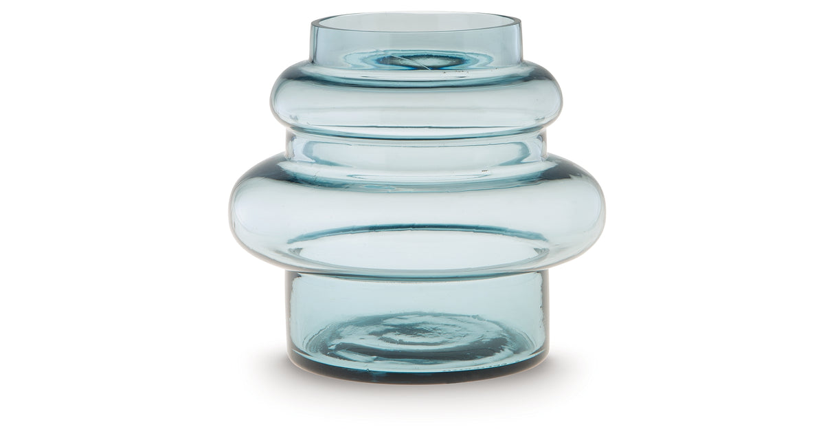 Vallmen Blue Vase from Ashley - Luna Furniture