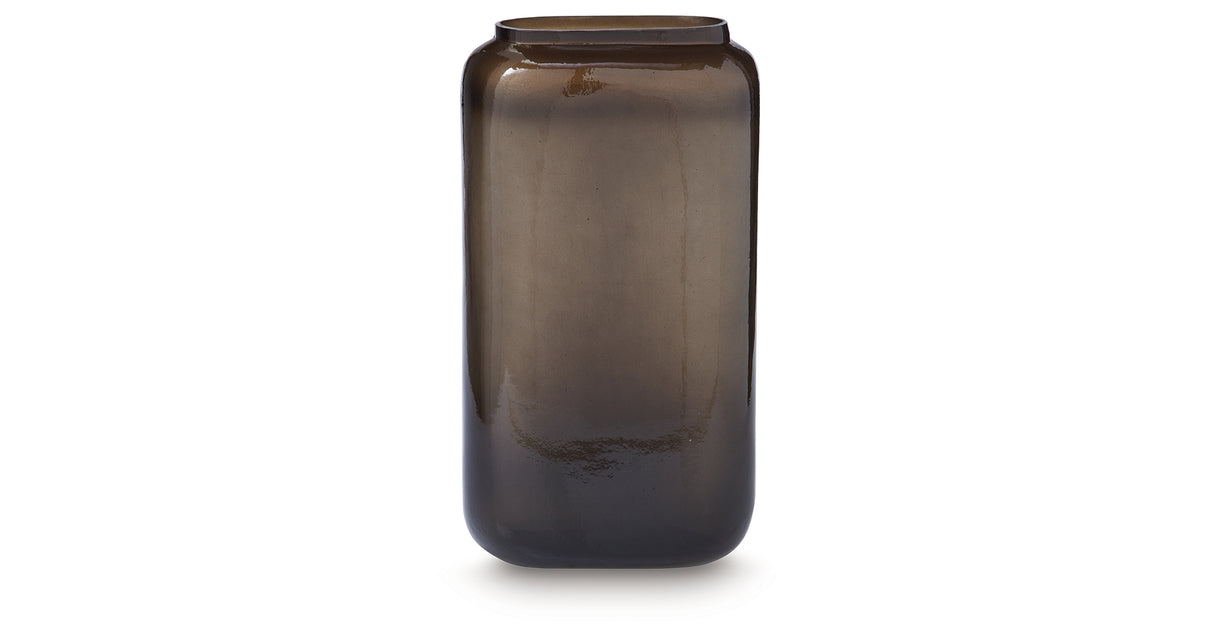 Sumner Gray/Gold Finish Vase from Ashley - Luna Furniture