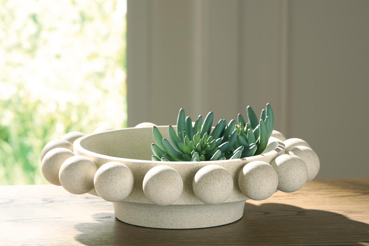 Leithwood Beige Bowl from Ashley - Luna Furniture