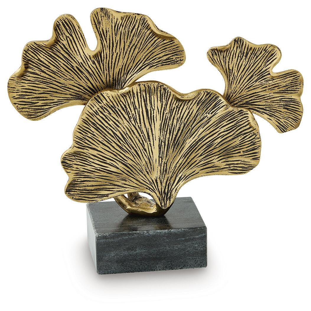 Collridge Gold Finish/Black Sculpture from Ashley - Luna Furniture