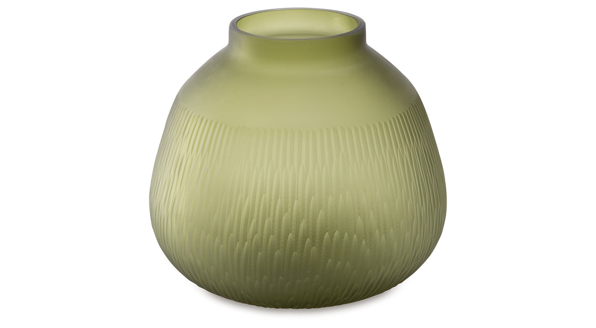 Scottyard Olive Green Vase from Ashley Furniture - Luna Furniture