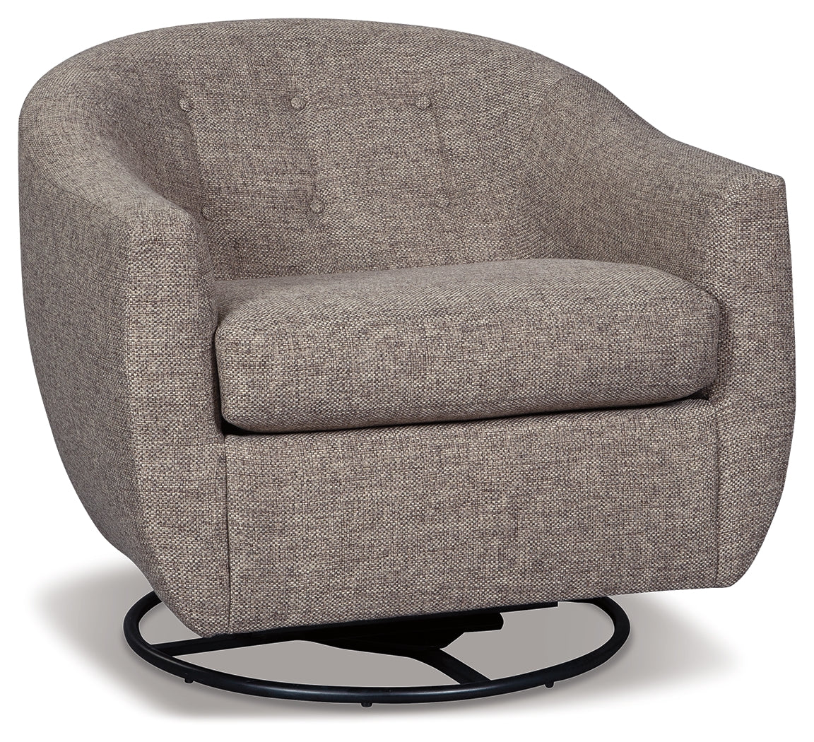 Upshur Taupe Accent Chair from Ashley Furniture - Luna Furniture