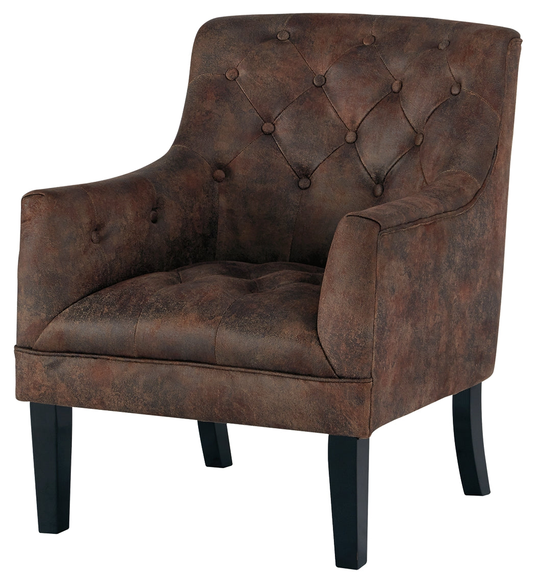 Drakelle Mahogany Accent Chair from Ashley Furniture - Luna Furniture