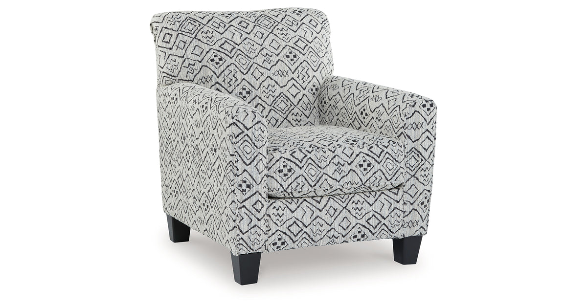 Hayesdale Black/Cream Accent Chair from Ashley Furniture - Luna Furniture