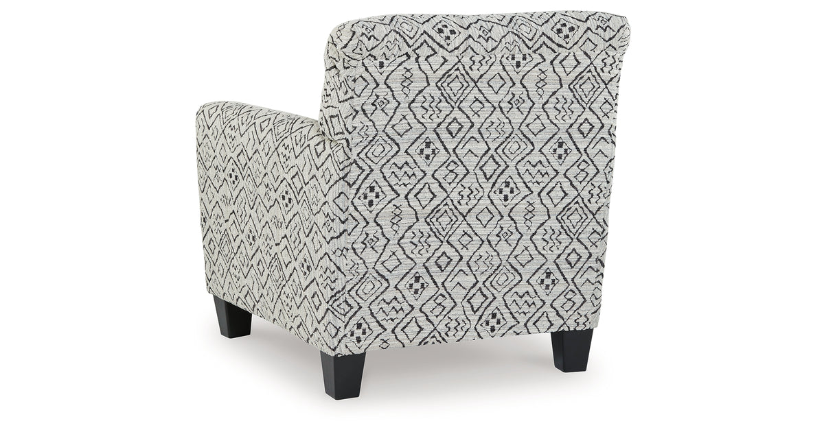 Hayesdale Black/Cream Accent Chair from Ashley Furniture - Luna Furniture