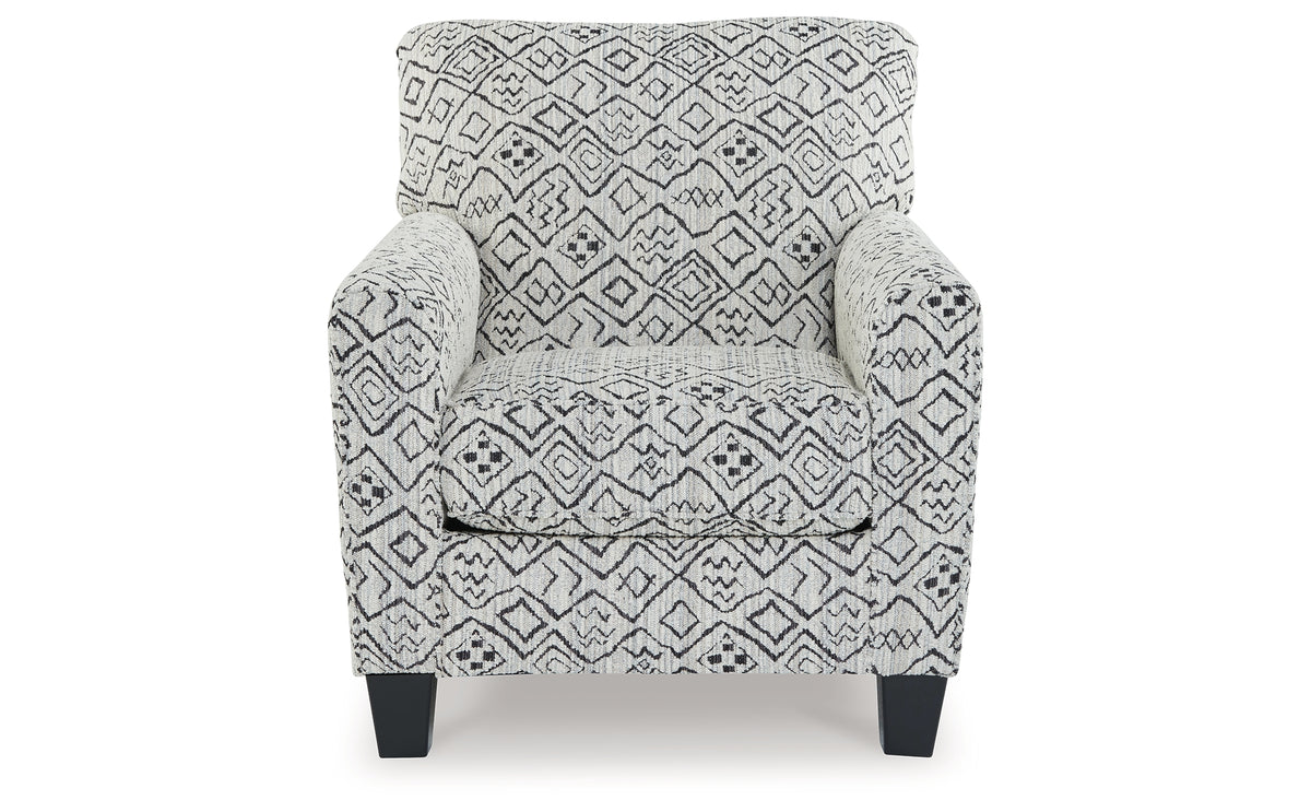 Hayesdale Black/Cream Accent Chair from Ashley Furniture - Luna Furniture