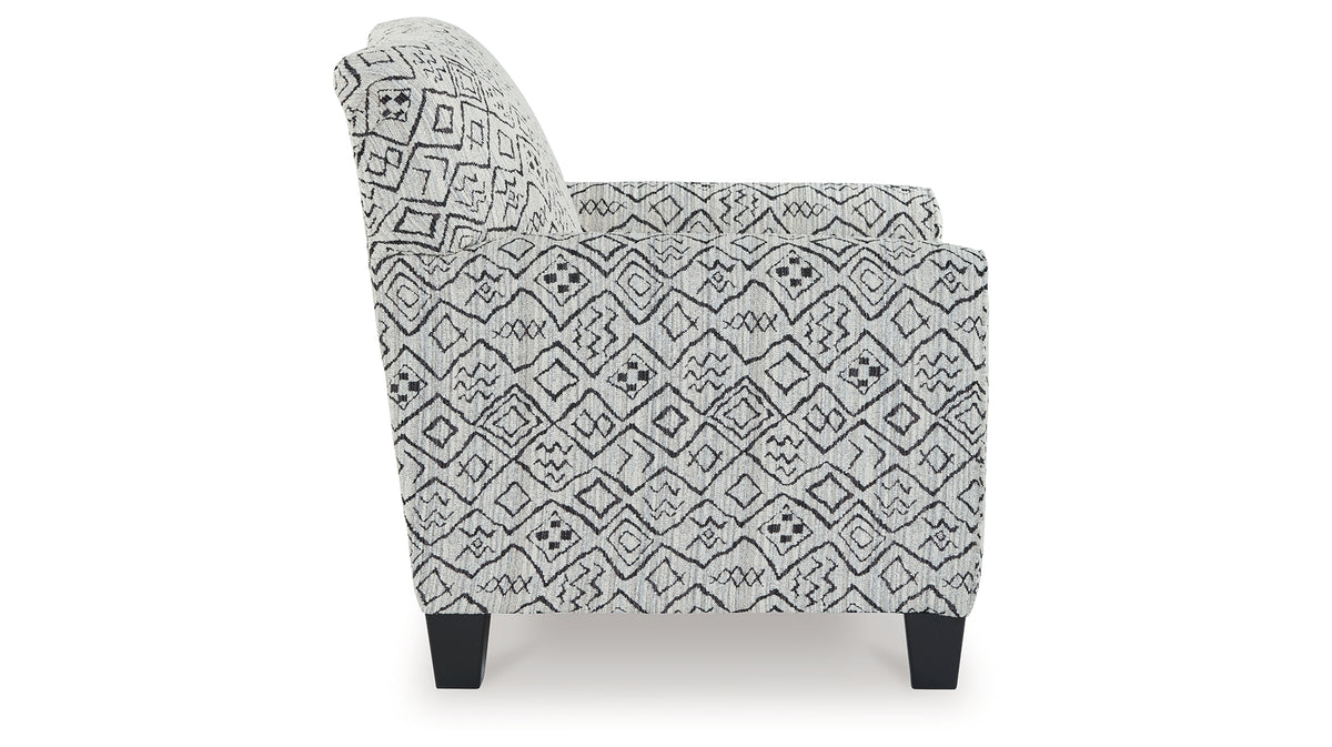 Hayesdale Black/Cream Accent Chair from Ashley Furniture - Luna Furniture